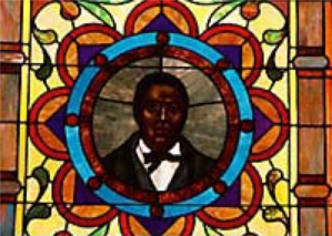 First African Baptist Sanctuary stain glass windows