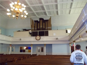 First African Baptist Sanctuary patchwork ceiling